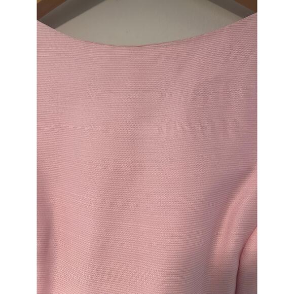 Vintage 1960s -70s Lord & Taylor Sleeveless Column Gown Pink Small Med JL - Picture 7 of 15